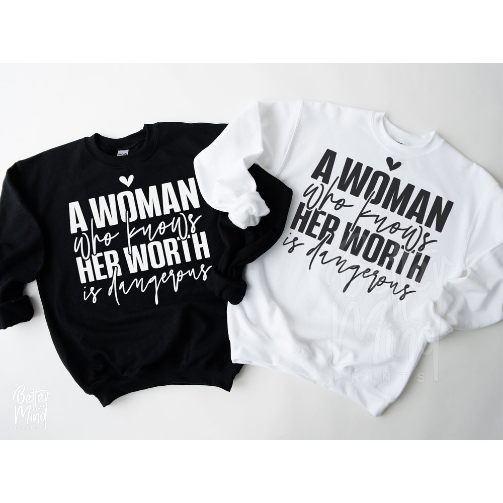 A Woman Who Knows Her Worth SVG PNG, Boss Babe Svg, Strong Woman Shirt Svg, Mom Boss Svg, Girl Power Svg, Svg Cut File for Cricut - 5.jpg
