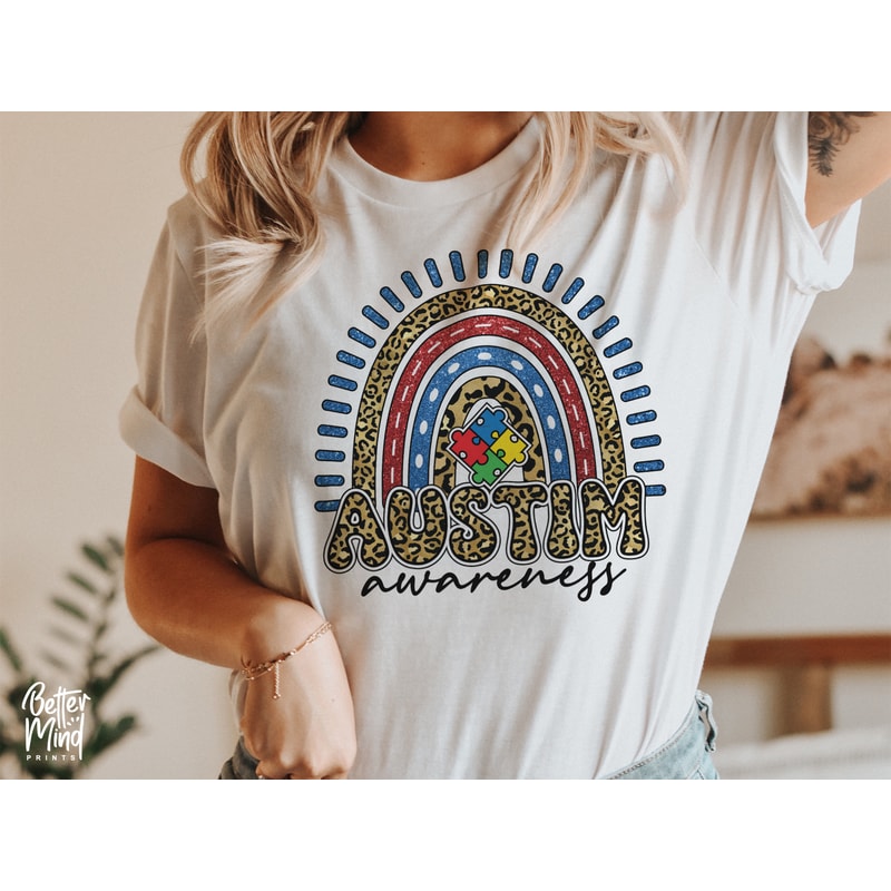 Autism Awareness Rainbow PNG, Autism Awareness Hand Drawn PNG, Autism PNG, Sublimate Designs Download - 5.jpg