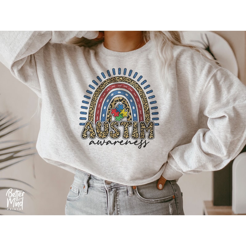 Autism Awareness Rainbow PNG, Autism Awareness Hand Drawn PNG, Autism PNG, Sublimate Designs Download - 6.jpg