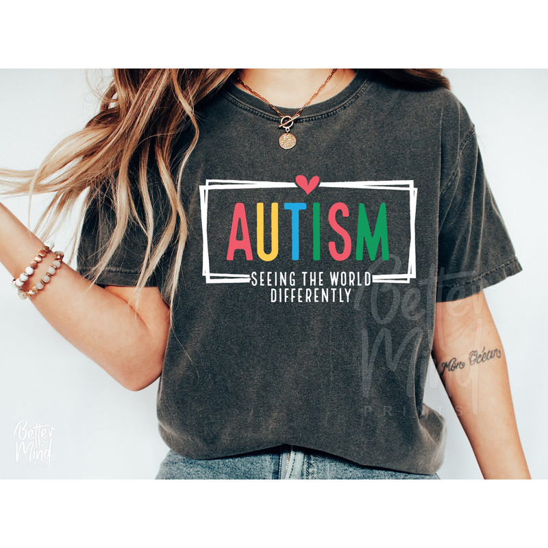Autism Seeing the World Differently svg, Teacher Svg, Mental Health svg, Autism Quote svg, Be Kind Quote svg, Instant Download, Cricut files - 1.jpg