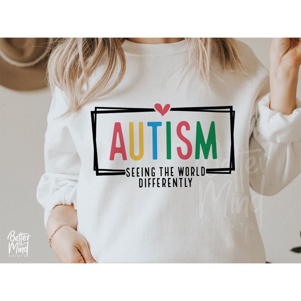 Autism Seeing the World Differently svg, Teacher Svg, Mental Health svg, Autism Quote svg, Be Kind Quote svg, Instant Download, Cricut files - 3.jpg