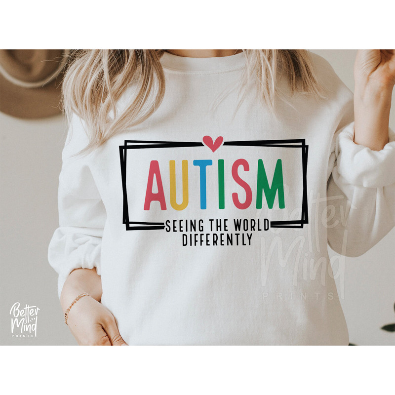 Autism Seeing the World Differently svg, Teacher Svg, Mental Health svg, Autism Quote svg, Be Kind Quote svg, Instant Download, Cricut files - 3.jpg