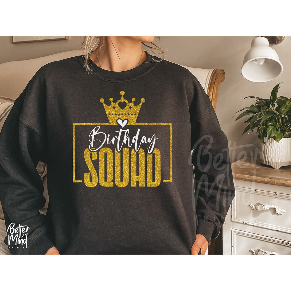 Birthday Squad SVG PNG, Birthday shirt svg, Happy Birthday Svg, Birthday Svg Cut Files for Cricut & Silhouette, svg, png, dxf, and eps files - 2.jpg