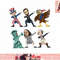 Dabbing Uncle Sam And Friends 4th Of July Boys Girls Kids png, instant download.jpg
