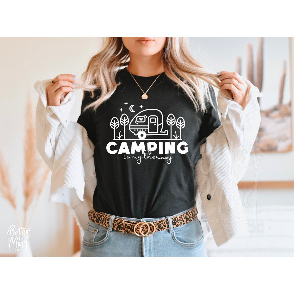 Camping Is My Therapy SVG Camp Life Svg Camping Saying Svg Camping Svg Bundle Camper Svg Camping Shirt SVG - 4.jpg
