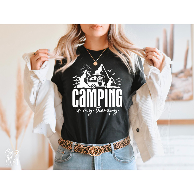 Camping Is My Therapy SVG  Campfire Svg  Camping Svg  Adventure Svg  Funny Camping Shirt  Cut Files  Summer Svg  Adventure Shirt Svg - 5.jpg