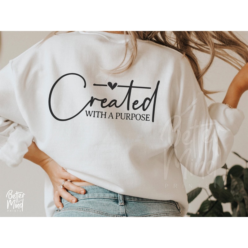 Christian SVG, Created With a Purpose SVG PNG, You Matter Svg, Worthy Svg, Religious Svg, Faith Svg,Jesus Svg, Self Love Svg, Easter Svg - 1.jpg