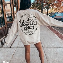 crazy camping svg  campfire svg  camping svg  adventure svg  funny camping shirt  cut