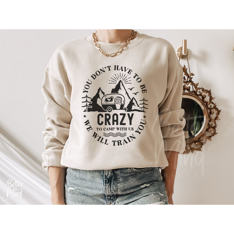 Crazy Camping SVG  Campfire Svg  Camping Svg  Adventure Svg  Funny Camping Shirt  Cut Files  Summer Svg  Adventure Shirt Svg - 6.jpg
