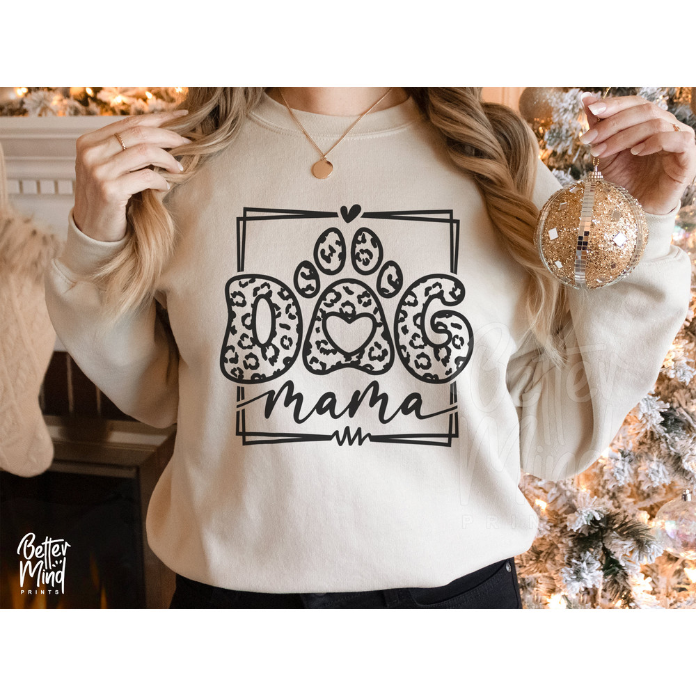 Dog Mama Leopard SVG PNG PDF, Dog Mom Svg, Dog Lover Svg, Leopard Print Svg, Cheetah Print Svg, Paw Print Svg, Sublimation Design - 3.jpg