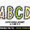 Easter Doodle Alphabet PNG, Alphabet Letters PNG Bundle, Hand Drawn Doodles, Easter Sublimation Alphabet Set Designs PNG, Sublimation - 1.jpg