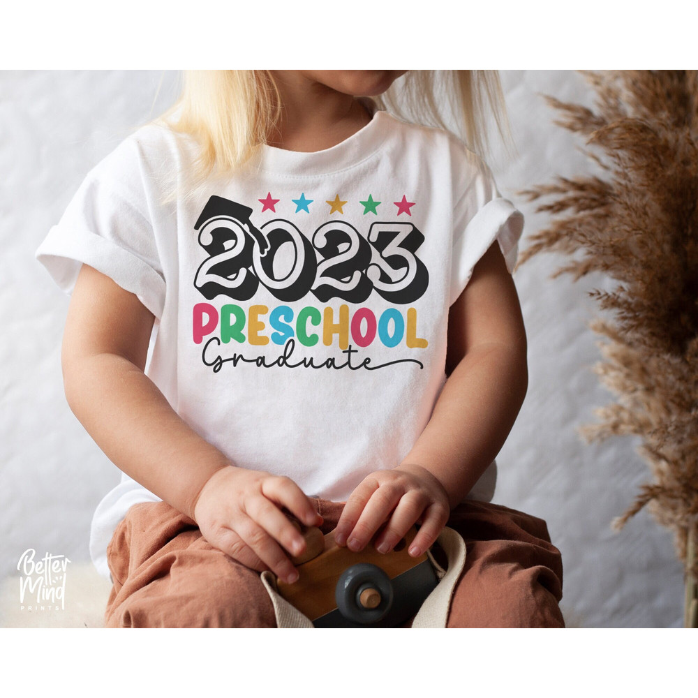 Graduate SVG, Preschool 2023 SVG, Preschool graduate shirt SVG, Preschool graduation svg, Graduate Shirt Svg, Png, Dfx Digital File - 1.jpg