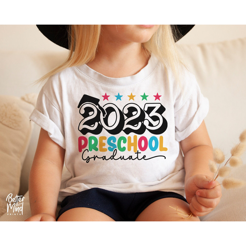Graduate SVG, Preschool 2023 SVG, Preschool graduate shirt SVG, Preschool graduation svg, Graduate Shirt Svg, Png, Dfx Digital File - 2.jpg