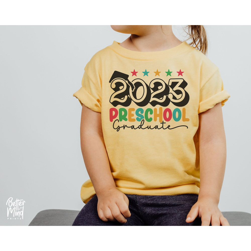 Graduate SVG, Preschool 2023 SVG, Preschool graduate shirt SVG, Preschool graduation svg, Graduate Shirt Svg, Png, Dfx Digital File - 3.jpg