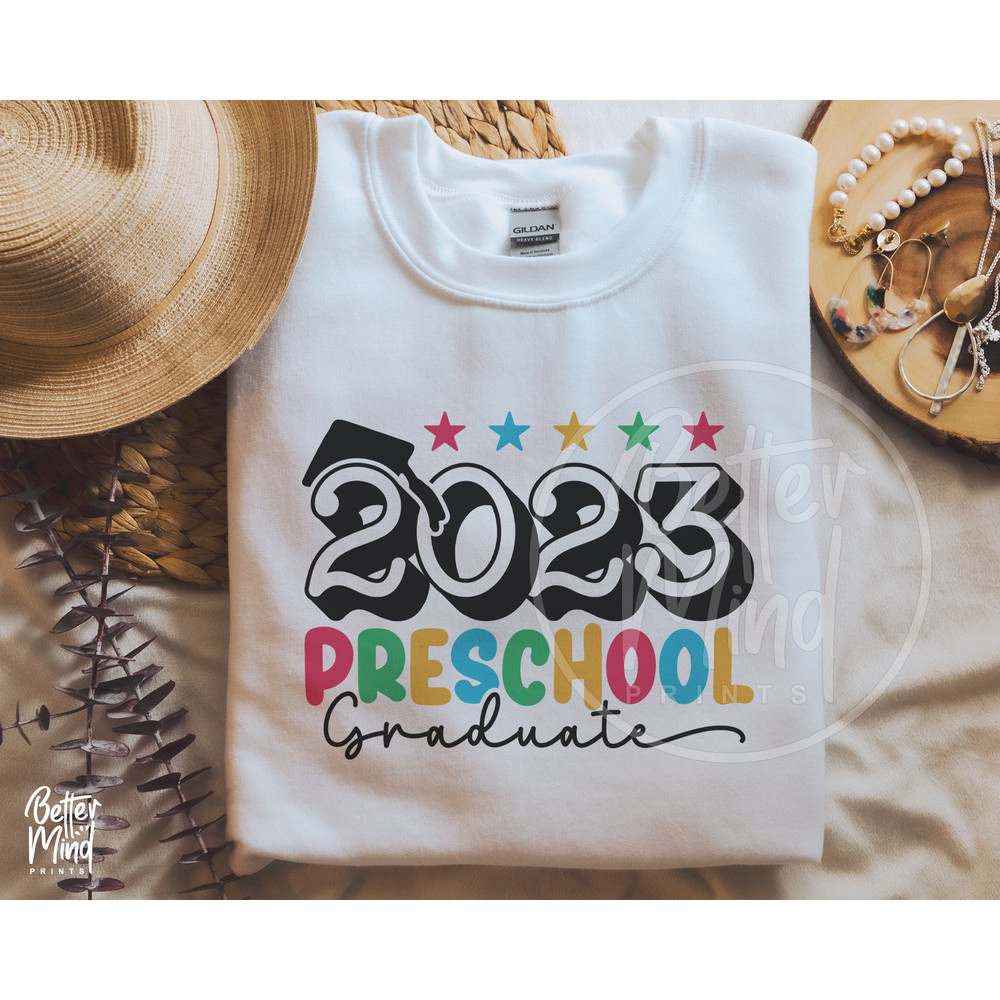 Graduate SVG, Preschool 2023 SVG, Preschool graduate shirt SVG, Preschool graduation svg, Graduate Shirt Svg, Png, Dfx Digital File - 4.jpg