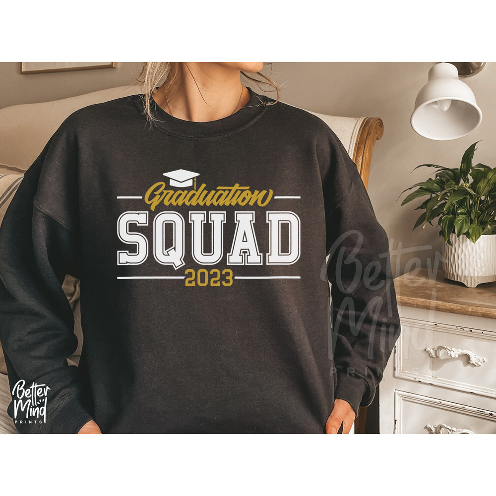 Graduation Squad SVG PNG, 2023 Graduation Shirts Svg, 2023 Squad Svg, Grad Squad, 2023 Grad Svg, Graduation Shirt, End Of School Svg - 2.jpg
