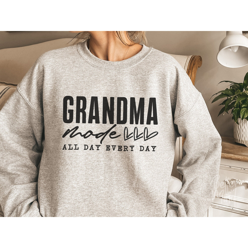 Grandma Mode SVG PNG, One Loved Grandma Svg, Best Grandma Svg, Grandma Life Svg, Mother's Day Shirt Svg, Grandma Gift, Grandma Shirt Svg - 2.jpg
