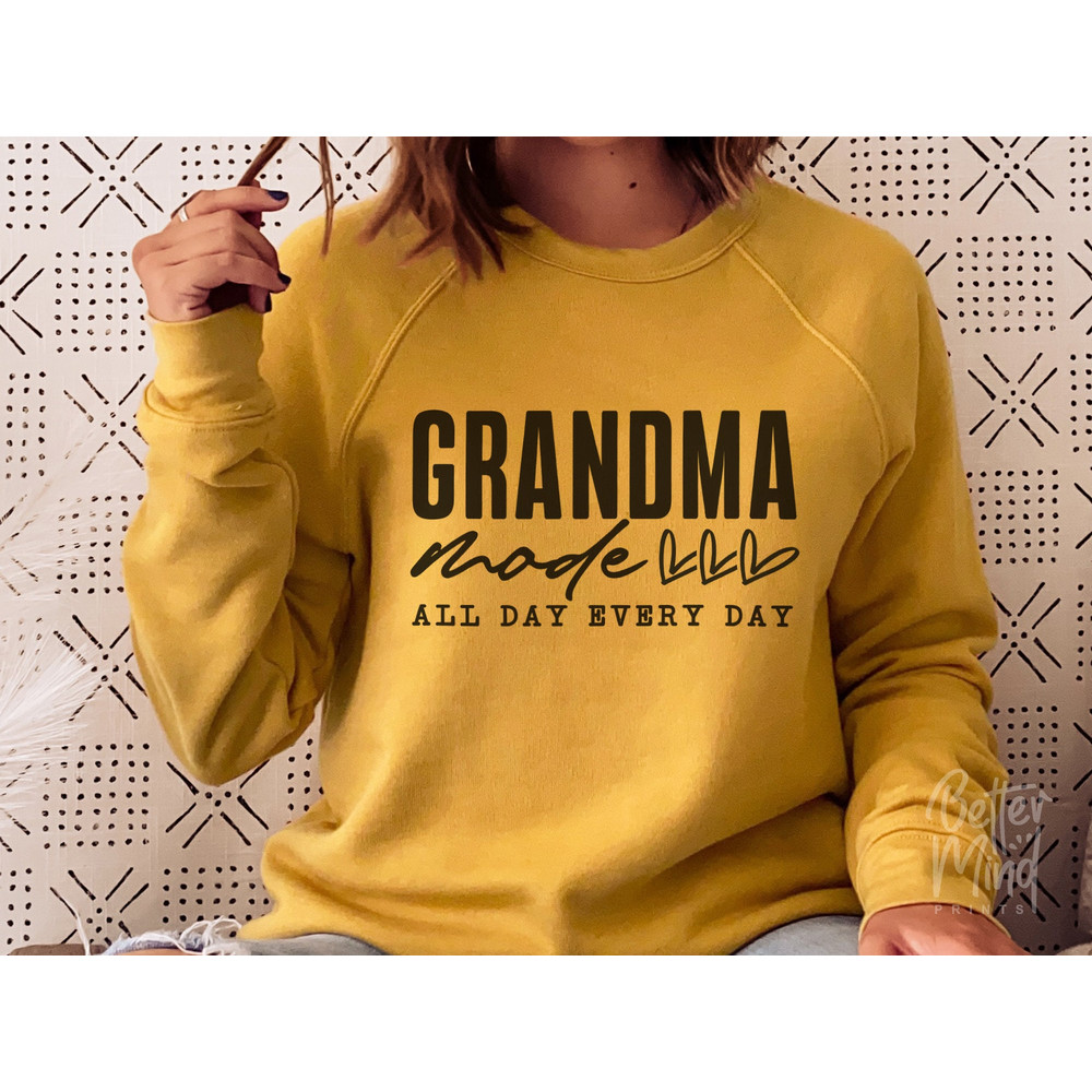 Grandma Mode SVG PNG, One Loved Grandma Svg, Best Grandma Svg, Grandma Life Svg, Mother's Day Shirt Svg, Grandma Gift, Grandma Shirt Svg - 4.jpg