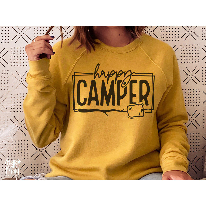 Happy Camper SVG PNG, Camper Svg, Camping SVG, Marshmallows Svg, Adventure Svg, Camping Life Svg, Camp life Svg, Vacation Svg - 2.jpg