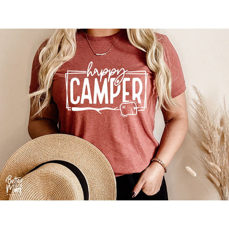 Happy Camper SVG PNG, Camper Svg, Camping SVG, Marshmallows Svg, Adventure Svg, Camping Life Svg, Camp life Svg, Vacation Svg - 3.jpg