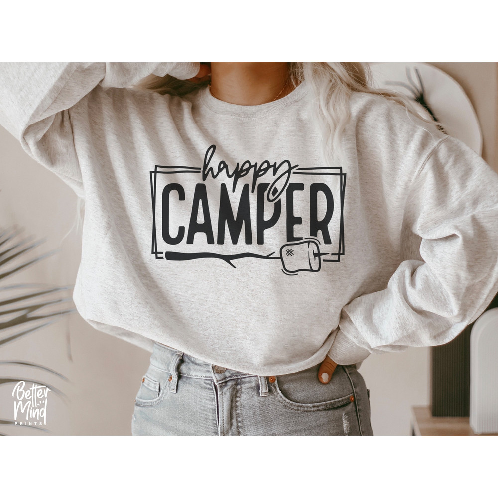 Happy Camper SVG PNG, Camper Svg, Camping SVG, Marshmallows Svg, Adventure Svg, Camping Life Svg, Camp life Svg, Vacation Svg - 4.jpg