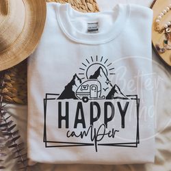 happy camper svg png, camper svg, camping svg, marshmallows svg, adventure svg, camp