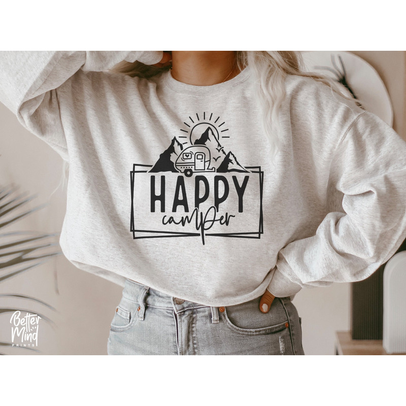 Happy Camper SVG PNG, Camper Svg, Camping SVG, Marshmallows Svg, Adventure Svg, Camping Life Svg, Camp life Svg, Vacation Svg, Caravan Svg - 3.jpg