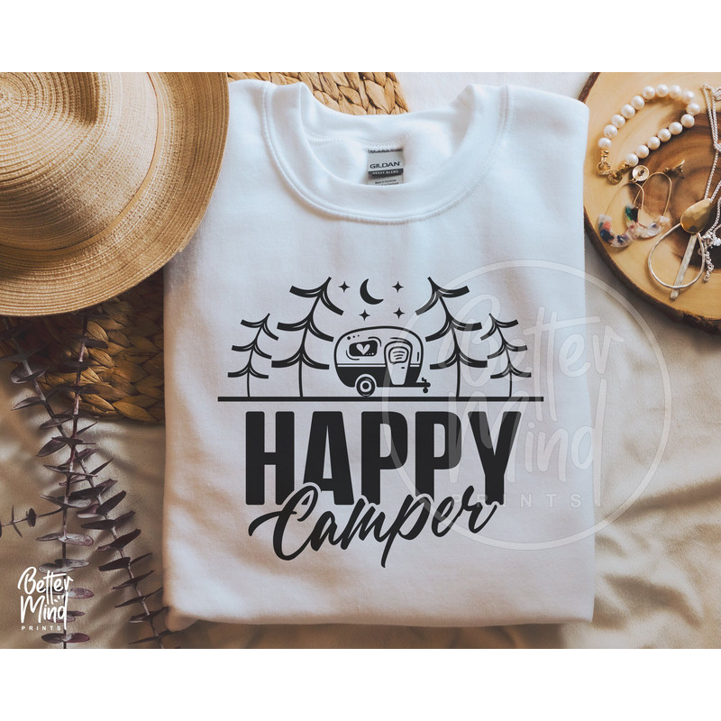 Happy Camper SVG PNG, Adventure Svg, Camping Life Svg, Camp life svg, Vacation svg, Camping Shirt Svg, Campfire svg, Png Dxf Cricut - 4.jpg