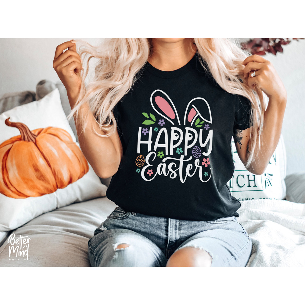 Happy Easter Svg, Easter Bunny Svg, Easter Png Files, Easter Cut Files, Easter for Kids, Family Easter Shirts Svg, Cricut, Silhouette - 2.jpg