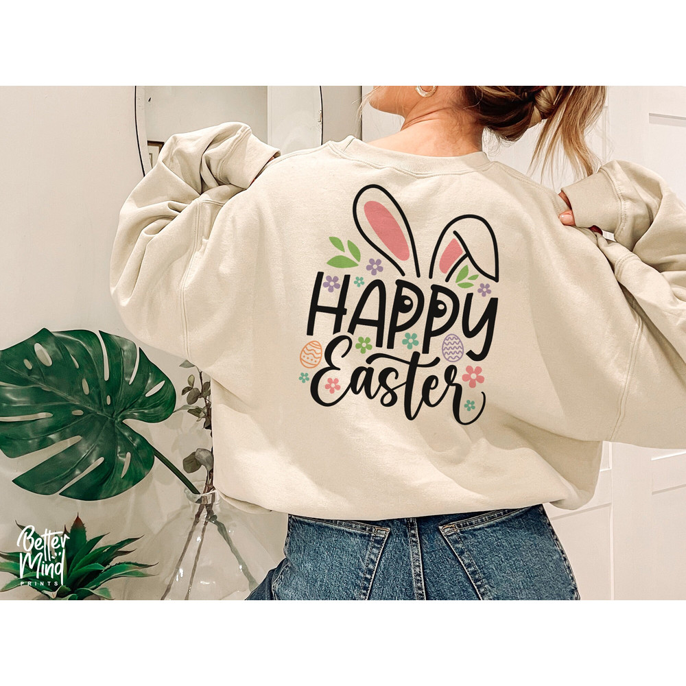 Happy Easter Svg, Easter Bunny Svg, Easter Png Files, Easter Cut Files, Easter for Kids, Family Easter Shirts Svg, Cricut, Silhouette - 3.jpg