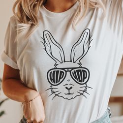 hip hop svg, cool bunny svg, happy easter svg, easter bunny svg, easter svg, sunglass