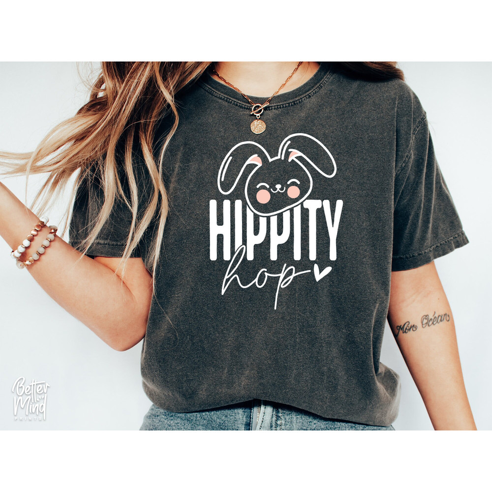 Hippity Hop SVG PNG, Happy Easter Svg, Easter Bunny Svg, Easter Svg, Easter Teacher Svg, Bunny Svg, Kids Easter Svg, Easter Shirt Svg - 2.jpg