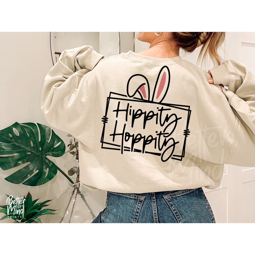 Hippity Hoppity SVG PNG PDF, Happy Easter Svg, Funny Kids Easter Svg, Easter Shirt Svg, Easter Svg, Easter Bunny Svg, Svg files for Cricut - 2.jpg