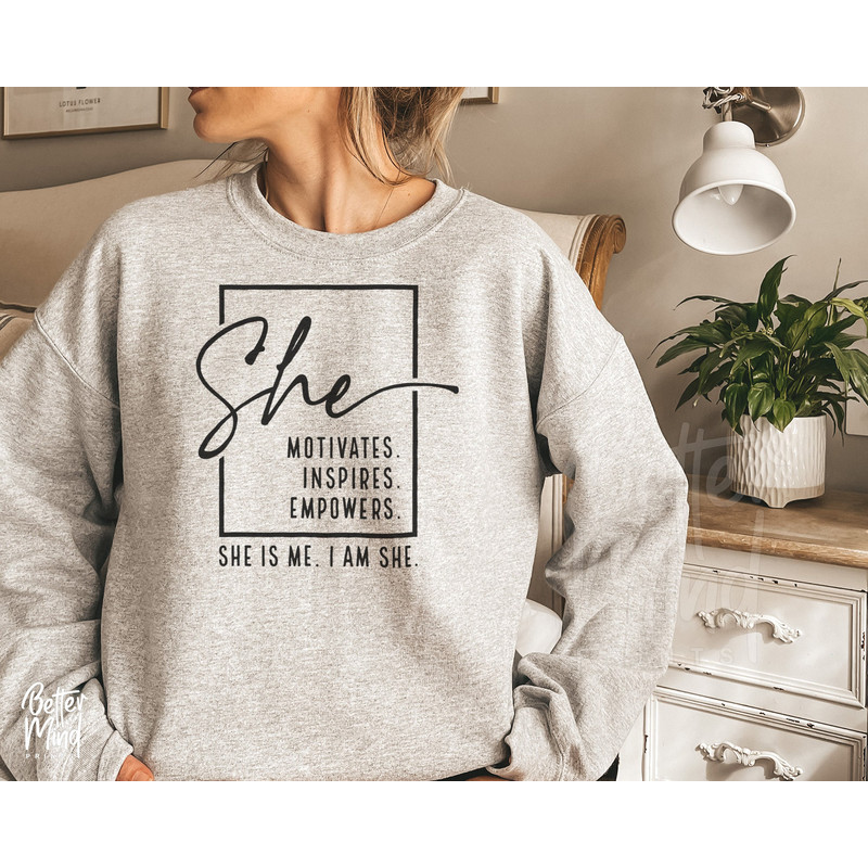 I am She SVG PNG PDF, She Motivates Inspires Empowers Svg, Entrepreneur Svg Entrepreneurship Svg, Positive Svg, She is Me Svg, She is Me Svg - 2.jpg