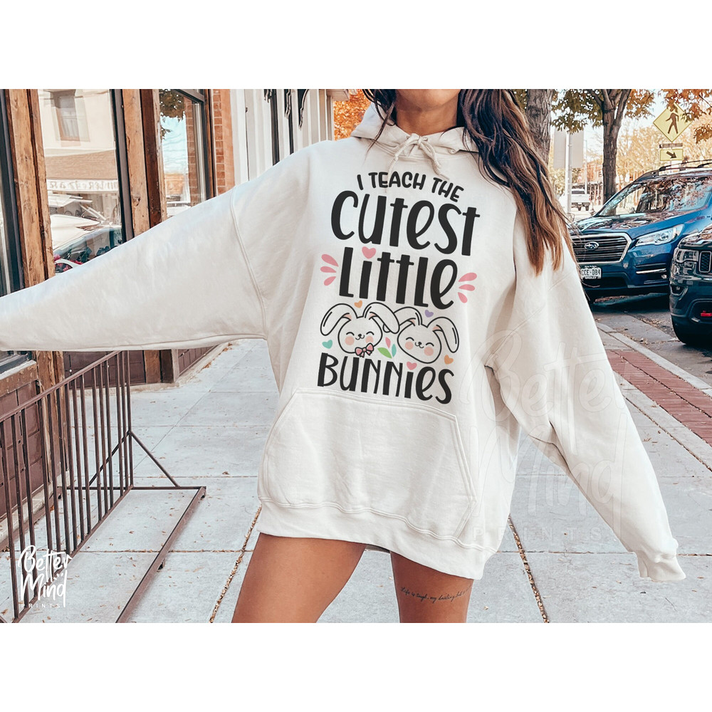 I Teach The Cutest Clovers In The Patch SVG, Teacher Bunny svg, Teacher Easter svg, Easter Cut Files, Teacher Easter Shirt Design, Cricut - 4.jpg