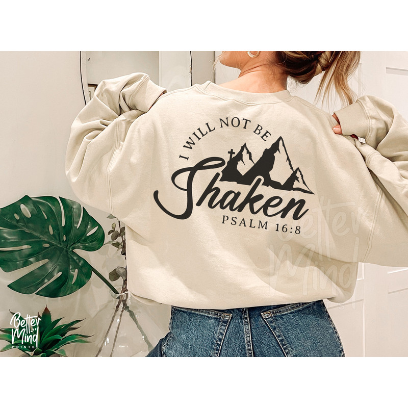 I Will Not Be Shaken Svg, Christian Svg, Bible Quote, Psalm Scripture Svg, Religious Shirt Svg, Jesus Svg File for Cricut & Silhouette - 2.jpg