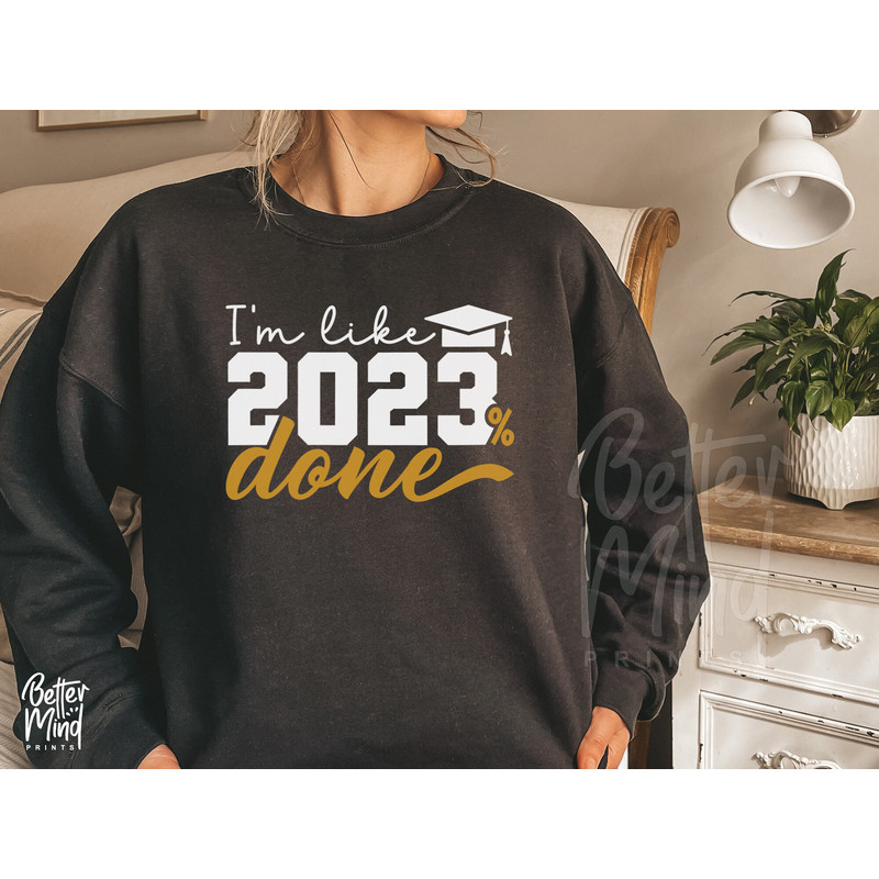 I'm Like 2023 % Done SVG PNG, Class of 2023 Svg, Senior 2023 Svg, Graduate Shirt SVG, Graduation Svg, Graduate Svg, Proud Graduate 2023 Svg - 3.jpg