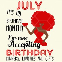 i am a july girl i can do all things  born in july,  july svgblack girl svg, black women svg, black afro woman svg, stro