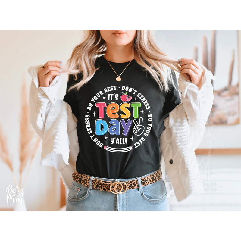 It's Test Day Y'all SVG PNG, Test Day Svg, Testing Svg, Cute Teacher Shirt Iron On Png, School Svg, Teacher Shirt Svg, Digital files Cricut - 3.jpg
