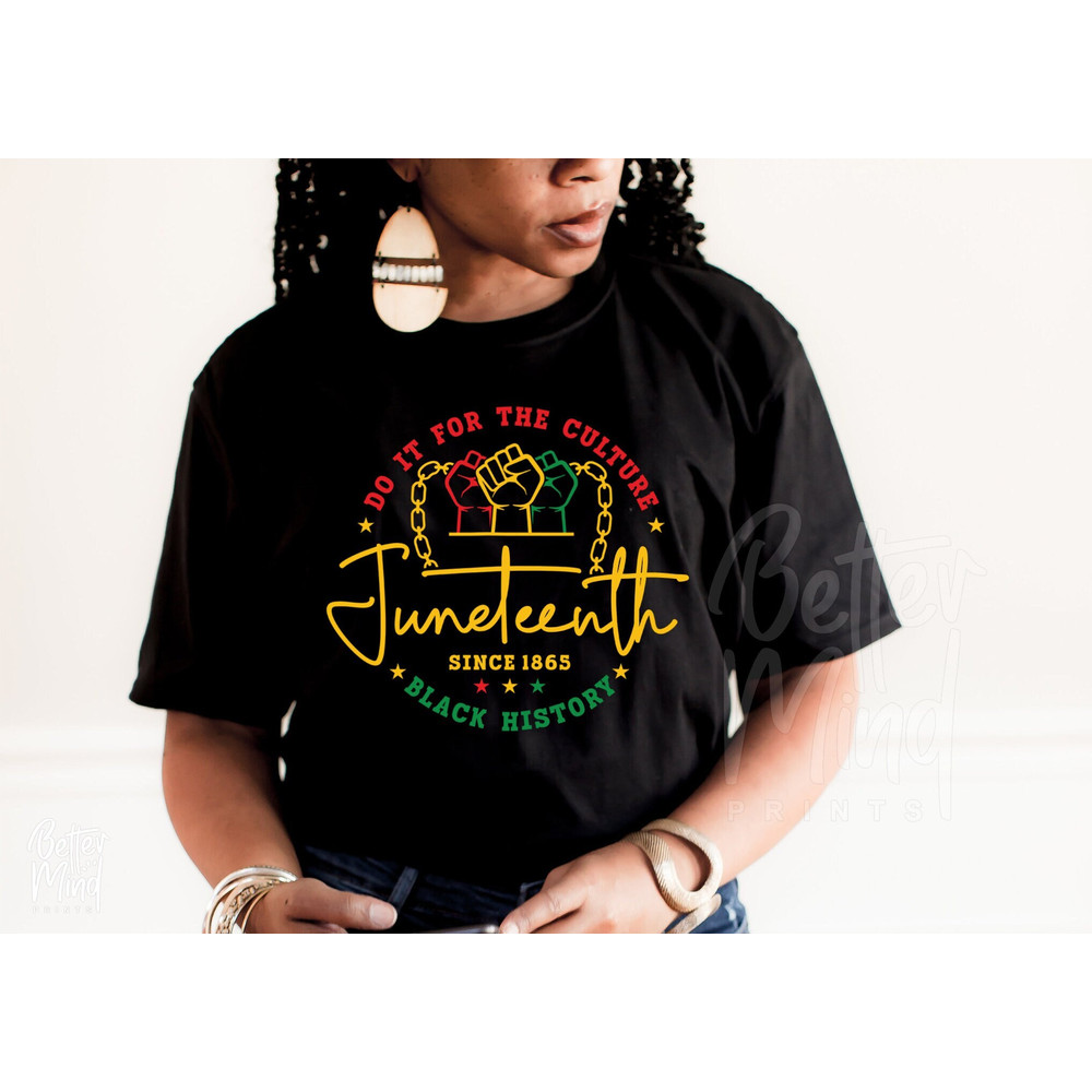 Juneteenth SVG PNG, Black History Svg, Do It For The Culture SVG, Juneteenth Shirt Svg, Cut files for Digital Download - 1.jpg