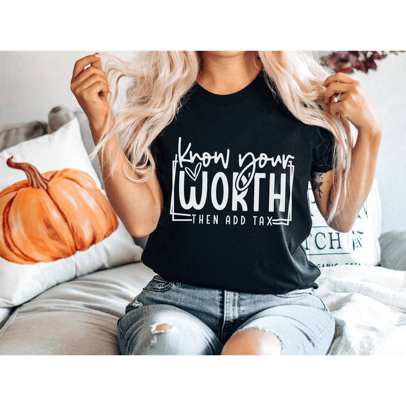 Know Your Worth SVG PNG PDF - Self Love, Motivational, and Inspirational Quote for Mental Health Svg - 4.jpg
