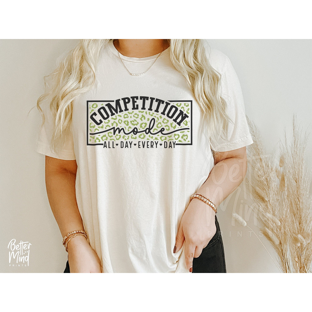 Leopard Competition Mode SVG PNG, Game Day Vibes Svg, Cheerleader Cheer Shirt Svg, Game Day Svg, Competition Vibes Svg, Cheer Mom Svg - 1.jpg