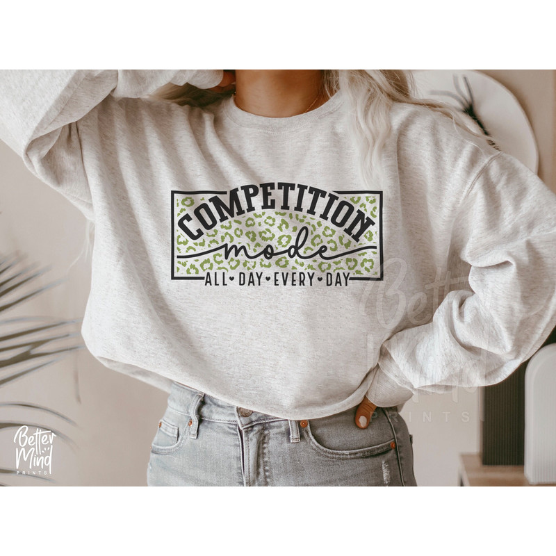 Leopard Competition Mode SVG PNG, Game Day Vibes Svg, Cheerleader Cheer Shirt Svg, Game Day Svg, Competition Vibes Svg, Cheer Mom Svg - 2.jpg