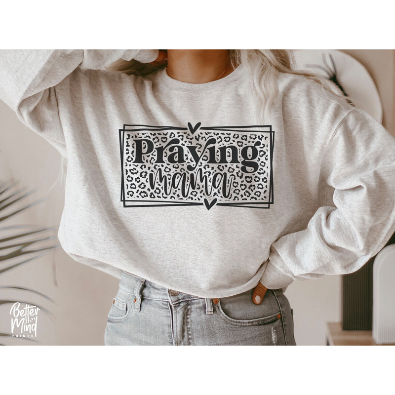 Leopard Praying Mama SVG PNG, Religious Svg, Faith Svg, Christian Svg, Mom Svg, Love Like Jesus Svg, Mom Life Svg, Silhouette - 1.jpg