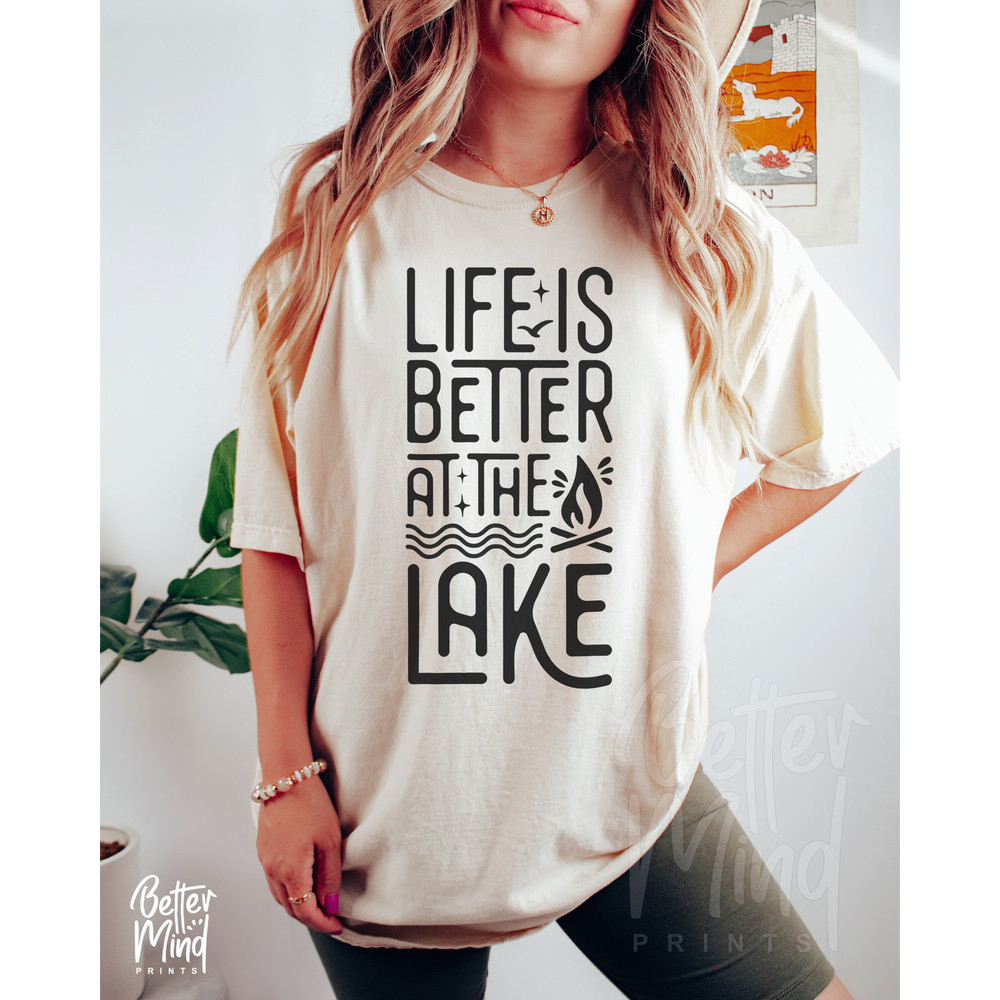 Life is Better at The Lake SVG, Lake Quote Svg, Vacation Svg, Summer Quote svg, png, dxf, eps, Cricut, Silhouette, Instant download - 2.jpg