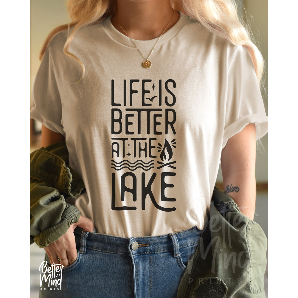 Life is Better at The Lake SVG, Lake Quote Svg, Vacation Svg, Summer Quote svg, png, dxf, eps, Cricut, Silhouette, Instant download - 3.jpg