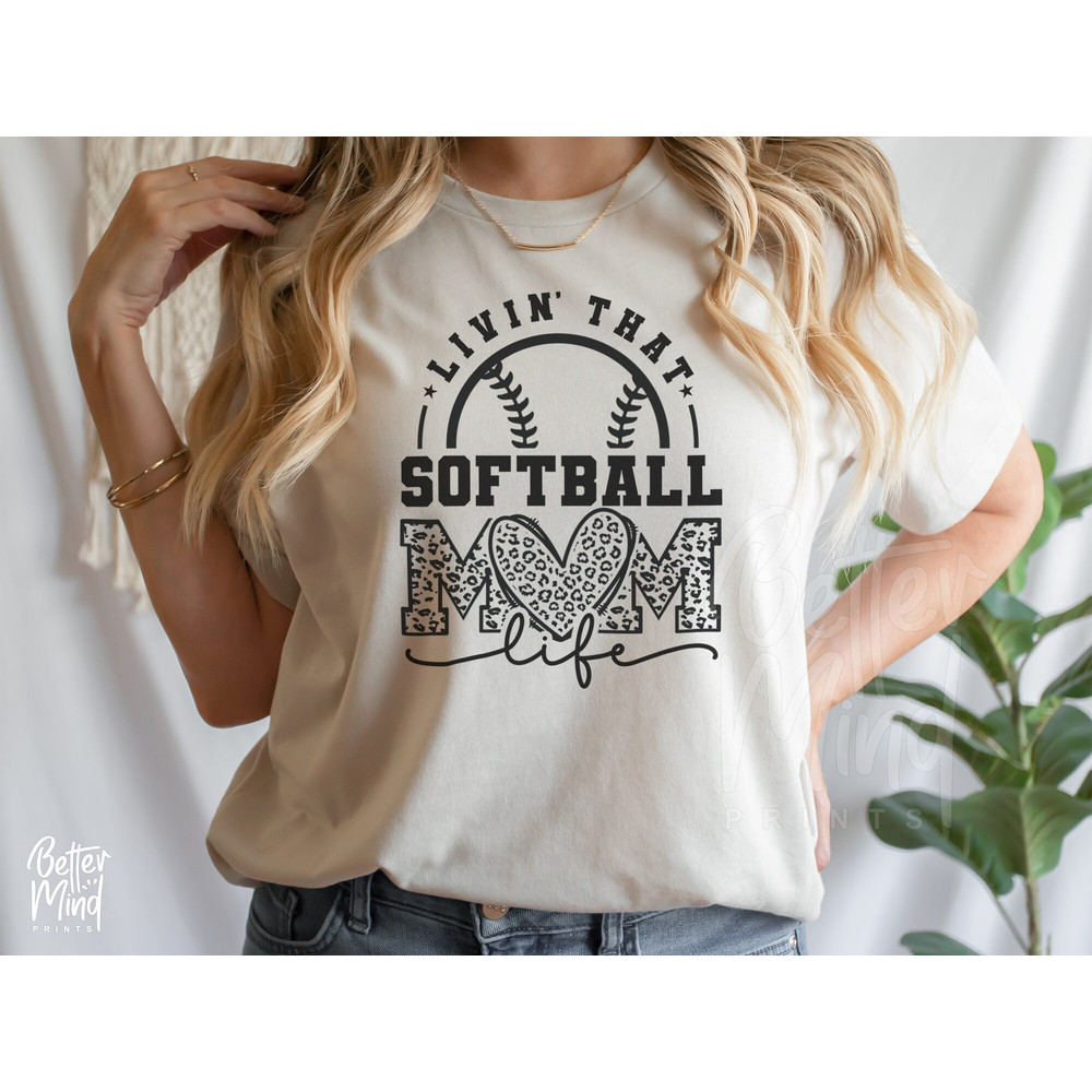 Livin’ That Softball Mom Life Svg, Softball Mom SVG PNG, Softball Mom Leopard Print Tshirt Svg, Coffee Mug Or Tumbler, Silhouette - 4.jpg