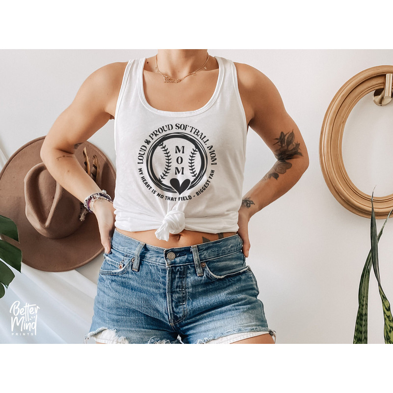 Loud Proud Softball Mom SVG, Softball Shirt Svg, Sports Mom Svg, Game Day Svg, Mom Life, Softball Mom Png, Silhouette Svg, Cut File Cricut - 4.jpg