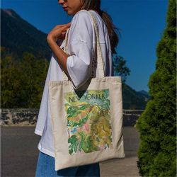 the new yorker tote bag -aesthetic tote bag,artsy tote bag,art tote bag,aesthetic tote,aesthetic canvas bag,new york art