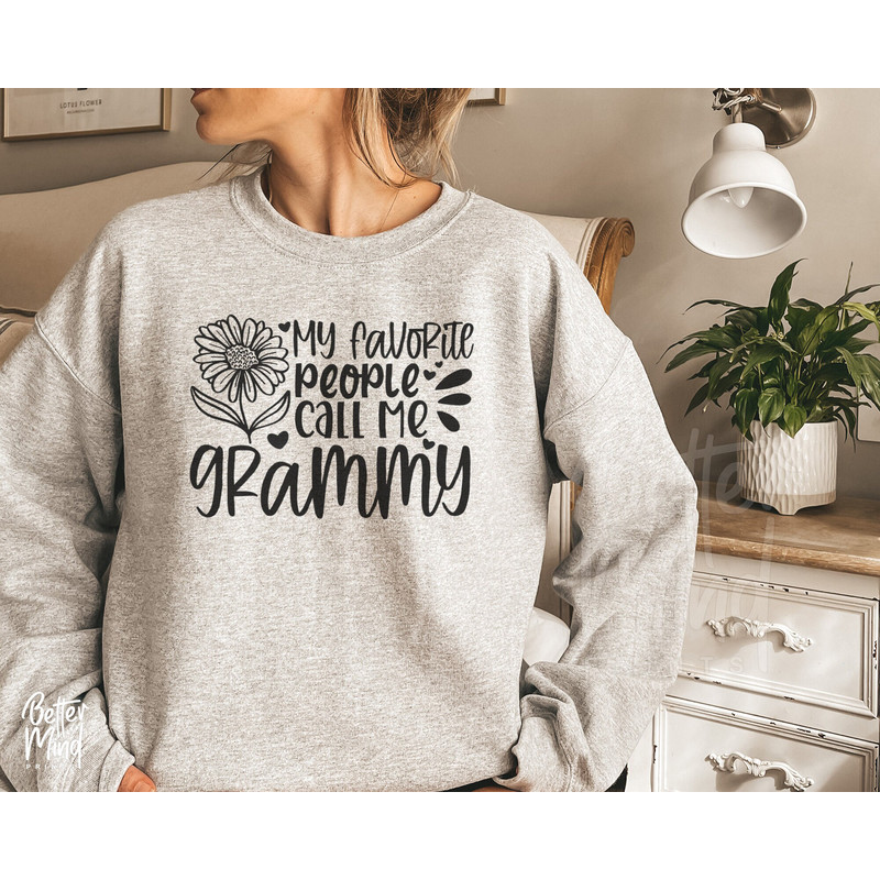 My Favorite People Call Me Grammy SVG PNG PDF, Grammy Svg Design, Grammy Sublimation Shirt - Sunflower Digital Download - 3.jpg